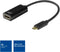 ACT AC7305 - USB-C naar 4K HDMI Adapter - 4K @ 60Hz - Zwart