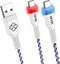 Blade Representaciones FT0030 - USB-C Oplaadkabel 3m - Oplaadstatus-LED - Wit