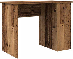 vidaXL - Bureau - 100x55x75 - cm - bewerkt - hout - oud - houtkleurig