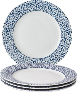 Laura Ashley Blueprint Collectables - Borden set van 4 - Ø 20 cm - Floris