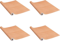 vidaXL - Meubelfolies - zelfklevend - 2 - st - 500x90 - cm - PVC - Japans - eikenkleurig