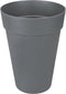 Elho Loft Urban Rond Hoog 42 - Grote Bloempot voor Buiten - Waterreservoir - 100% Gerecycled Plastic - Ø 42.0 x H 56.0 cm - Antraciet