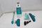 Leifheit Dry & Clean - Raamzuiger - Streeploos droogzuigen - Wit/Turquoise