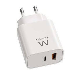 Ewent EW1318 - Oplader - 2 USB poorten - Wit