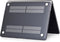 Lunso Geschikt voor MacBook Pro 13 inch (2016-2019) cover hoes - case - mat zwart