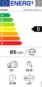 Heinner HDW-FSM60714AXD+++ - Vrijstaand Vaatwasser - 14 Couverts - 7 Wasprogramma’s - Antraciet