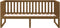 vidaXL - Slaapbank - 90x200 - cm - massief - grenenhout - honingbruin