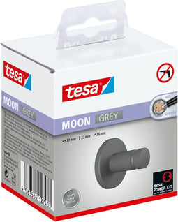 tesa MOON GREY Handdoekhaak Lijm Metaal