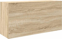 vidaXL - Badkamerwandkast - 80x25x40 - cm - bewerkt - hout - sonoma - eikenkleurig