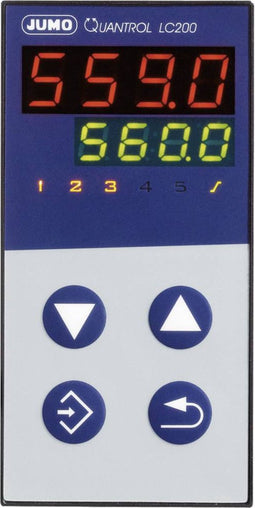 Jumo Quantrol LC100 Temperatuurregelaar L, J, T, K, E, N, S, R, Pt100, Pt1000, KTY Relais 3 A (b x h) 48 mm x 48 mm