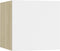 vidaXL - Tv-wandmeubelen - 2 - st - 30,5x30x30 - cm - wit - en - sonoma - eikenkleurig