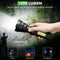 Travelhawk Zaklamp - Led - 1000 Lumen - Waterproof - Zwart