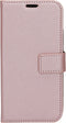 Mobiparts iPhone 13 - Wallet Case - Saffiano motief - Roze