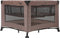 Titaniumbaby SMART Mason - Opvouwbare box 100x100 cm - Verhoogde bodem Taupe