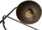 PTMD Nyma zwarte metalen bureaulamp goud - 57x25x61 - Zwart en Goud