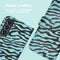 iMoshion Hoesje Geschikt voor Samsung Galaxy S21 FE Hoesje Met Pasjeshouder - iMoshion Design Bookcase smartphone - Meerkleurig / Black Blue Stripes