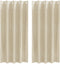 vidaXL - Blackout - Gordijnen - met - Oogjes - 2 - stuks - Crème - Velours