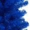 vidaXL - Kunstkerstboom - met - verlichting - en - kerstballen - 240 - cm - PVC - blauw