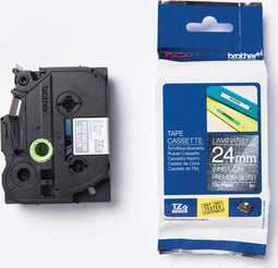 Brother TZe-PR955 Labeltape Tapekleur: Zilver Tekstkleur: Wit 24 mm 8 m