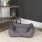 Scruffs Manhattan Stijlvolle en Comfortabele Hondenmand - Donkergrijs - Small 50 x 40 cm