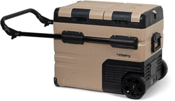 Steamy SECTAW45 - Elektrische Compressor Koelbox - Dual Zone 45 liter - Sandstone