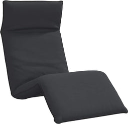 vidaXL - Ligstoel - inklapbaar - 175x54x8,5 - cm - Oxford - stof - zwart
