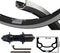 Kgs Achterwiel 28 inch (622) zac19 zw/zilver cassette 8-9 sp uitval
