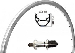 Kgs Achterwiel 28inch (622) zac421 alu cass 8/9 speed uitval