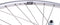 Kgs Achterwiel Vaste As 28 Inch 8-10v Aluminium/rvs Zilver