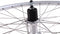 Kgs Achterwiel Vaste As 28 Inch 8-10v Aluminium/rvs Zilver