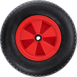 Kgs Skelterwiel Met Rond Gat 400 X 80 Mm Zwart/rood