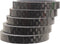 Kgs Spacers 1-1/8 Inch 5 Mm Carbon Zwart 5 Stuks