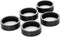 Kgs Spacers 1-1/8 Inch 5 Mm Carbon Zwart 5 Stuks