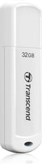Transcend JetFlash 730 - USB-stick 128GB - USB 3.2 Gen 1 - Wit