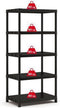Keter - Kunststof opbergrek - Extra diep 60 cm - 5 planken 400 kg draagkracht - Zwart