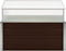 vidaXL - Tuinkas - 100x100x85 cm - gegalvaniseerd staal - bruin