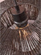 GOOD&MOJO Vloerlamp Iguazu - Bamboe/Jute Zwart - 57x31x150cm - - Staande lampen voor Woonkamer - Slaapkamer