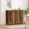 vidaXL - Dressoir - met - LED - - - Gerecycled - Hout - - - 90x32x75 - cm - - - Gelaagd - Hout