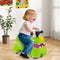 Coast Peuter Zit-Speelgoed Voertuig - Opbergruimte Licht Geluid - Dino Design Groen 52 ×