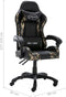 vidaXL - Racestoel - kunstleer - zwart - en - camouflage