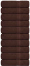 vidaXL - Handdoeken - 10 - st - 50x100 - cm - 360 - g/m² - 100% - katoen - bruin