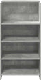 vidaXL - Receptiebalie - 55x50x103,5 - cm - bewerkt - hout - betongrijs