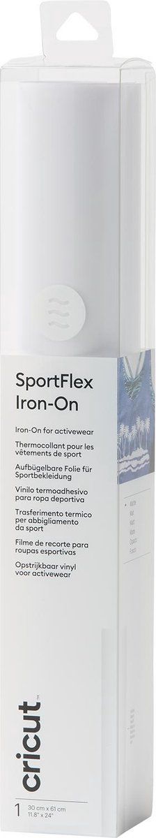 Cricut SportFlex Iron-On 28x60cm – Wit