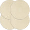 vidaXL - Placemats - 4 - st - rond - 38 - cm - jute - effen - grijs
