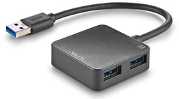 NGS IHUB 3.0 TINY - Hub USB - 4x USB A 3.2 Gen 2 - Zwart