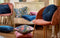 Dutch Decor FAY - Kussenhoes 40x60 cm - velvet met 2 kleuren - Insignia Blue + Charcoal Gray - blauw en antraciet - met rits