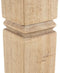 Nachtkastje Natuurlijk Mindi hout 50 x 32 x 72 cm