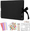 Saaf Scrapbook set - Scrapbooking Plakboek - Compleet met Accessoires - Zwart
