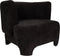 PTMD Fauteuil Damin Antraciet Linen Velvet Look