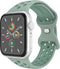 imoshion Sport⁺ bandje - Geschikt voor Apple Watch 1, 2, 3, 4, 5, 6, 7, 8, 9, 10 (42 mm), SE - 38/40/41 mm - Light Green & Green - S/M